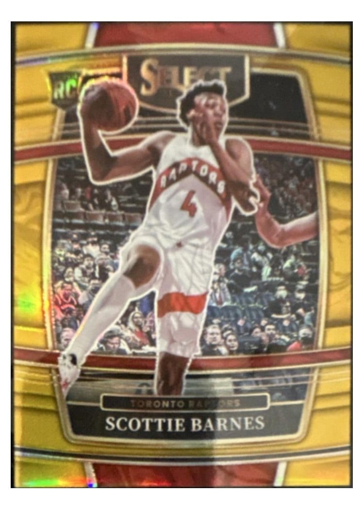 2021-22 Panini Select Base Set Scottie Barnes Pink Prizm #74 card