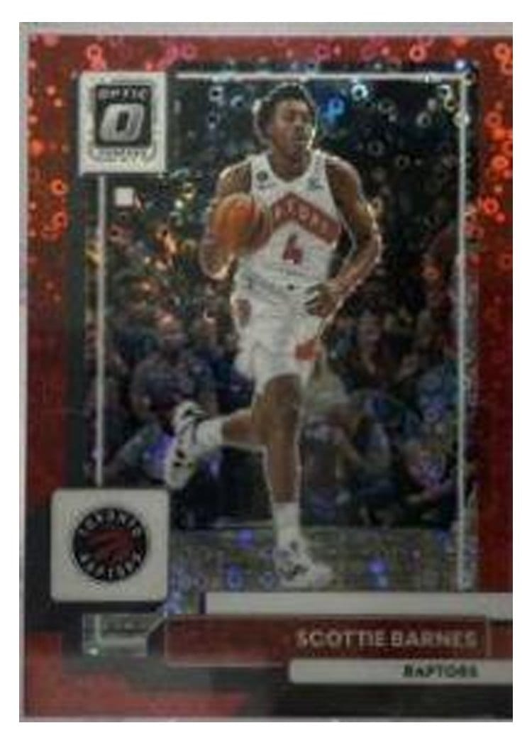 2022-23 Donruss Optic Base Set Scottie Barnes #20 card