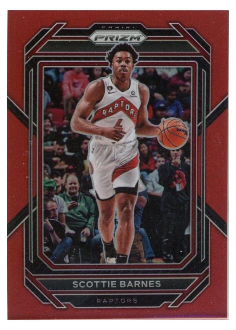 2022-23 Panini Prizm Base Set Scottie Barnes #25 card