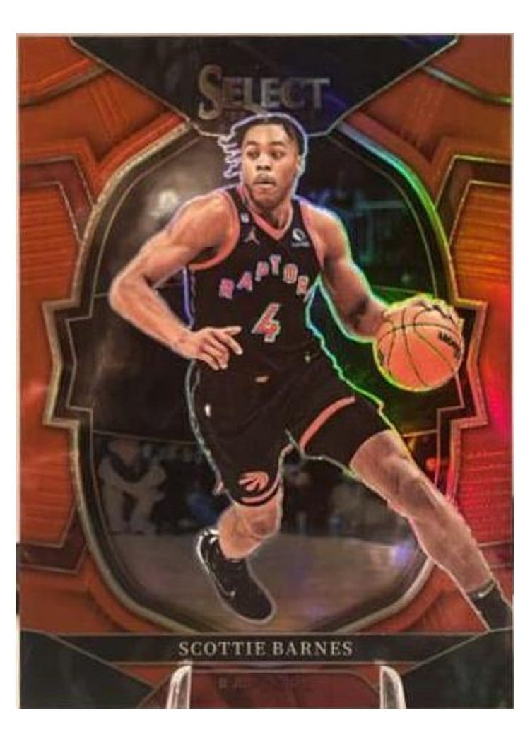 2022-23 Panini Select Base Set Scottie Barnes Red Prizm #53 card