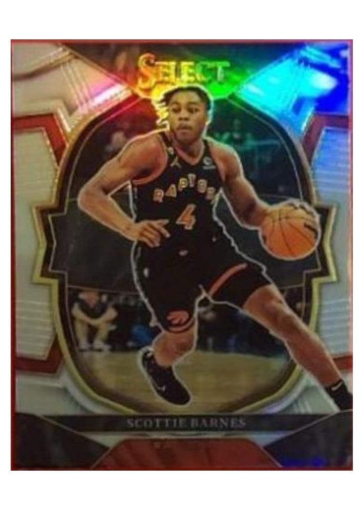 2022-23 Panini Select Base Set Scottie Barnes #53 card