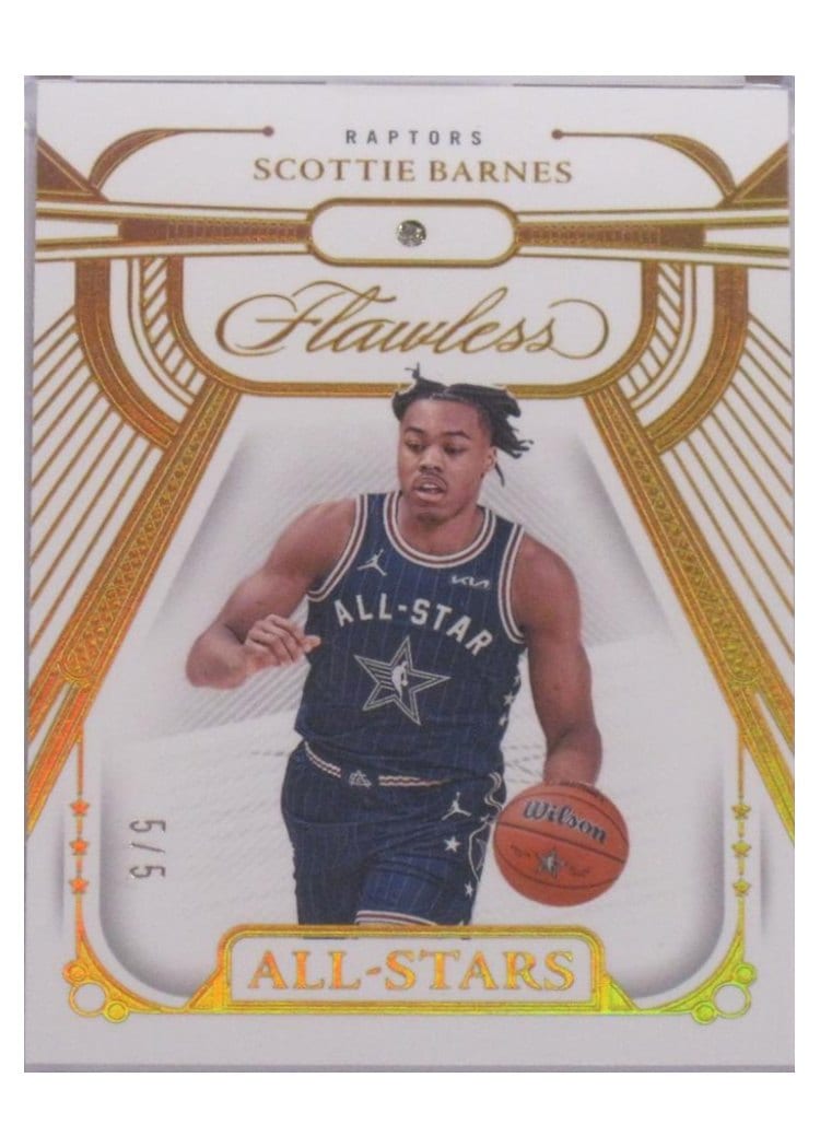 2023-24 Panini Flawless All-Stars Scottie Barnes #124 card