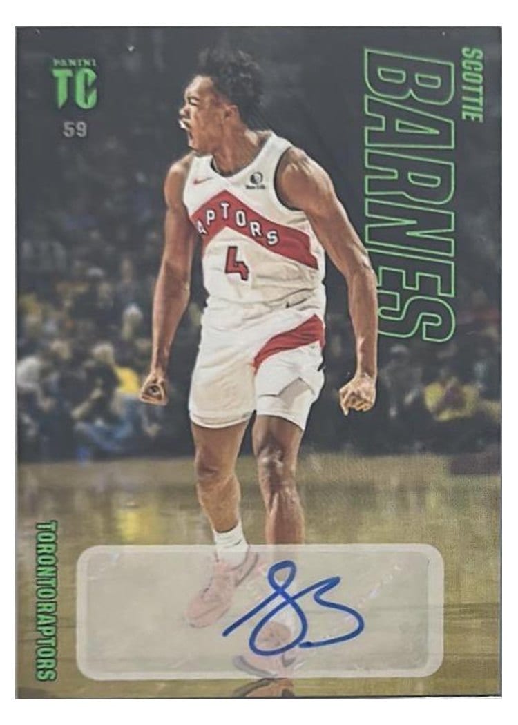 2023-24 Panini Top Class NBA Autographs Scottie Barnes #59 card