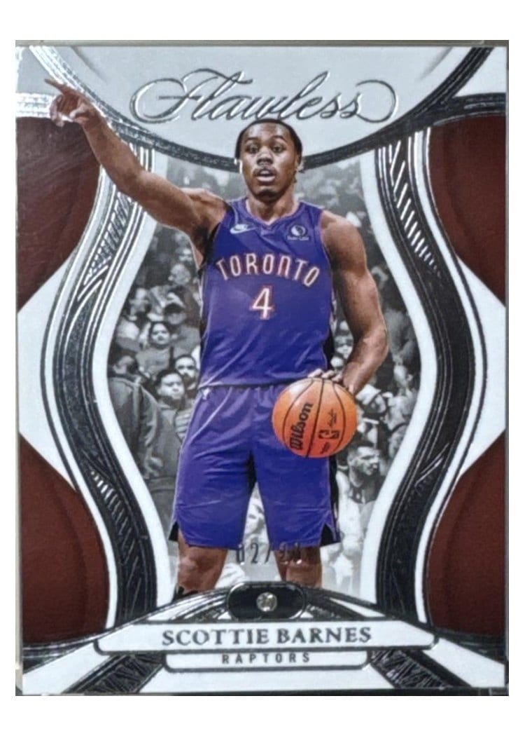 2024-25 Panini Flawless Base Gems Scottie Barnes #53 card