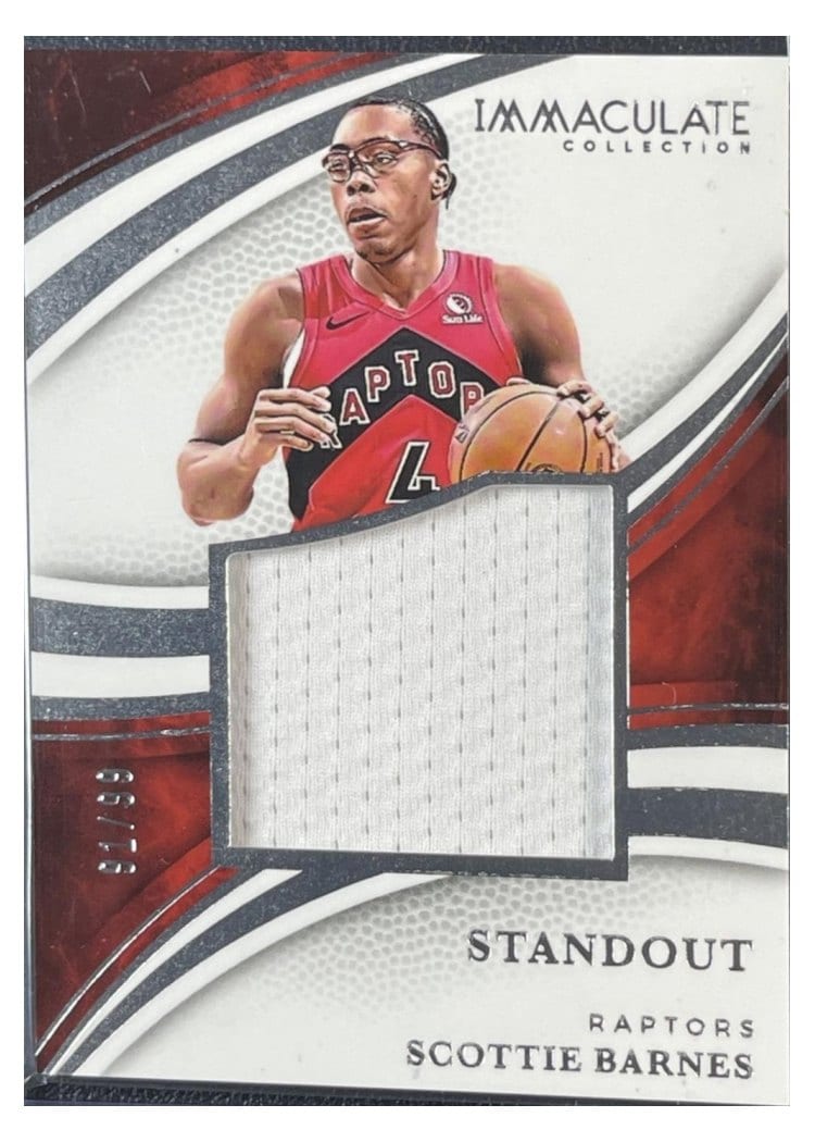 2024-25 Panini Immaculate Collection Standout Memorabilia Set Scottie Barnes #11 card
