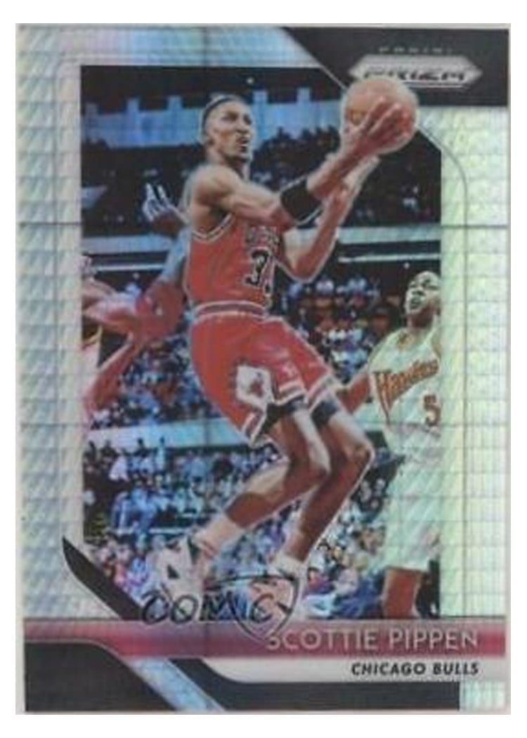 2018-19 Panini Prizm Base Set Scottie Pippen #65 card