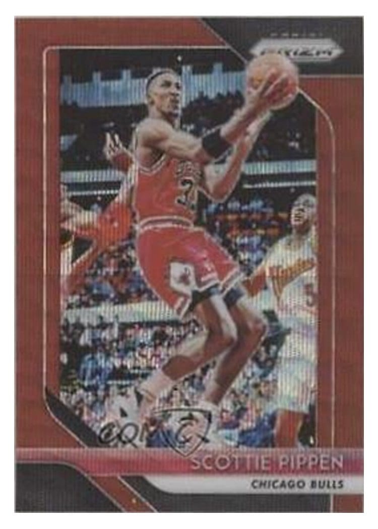 2018-19 Panini Prizm Base Set Scottie Pippen #65 card
