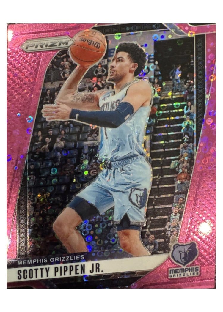 2024-25 Panini Prizm Base Set Scotty Pippen Jr. Fast Break Pink #95 card