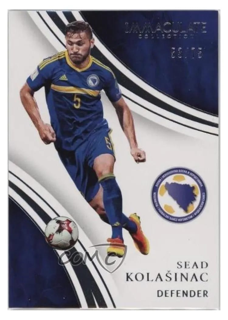2017 Panini Immaculate Sead Kolasinac #13 card