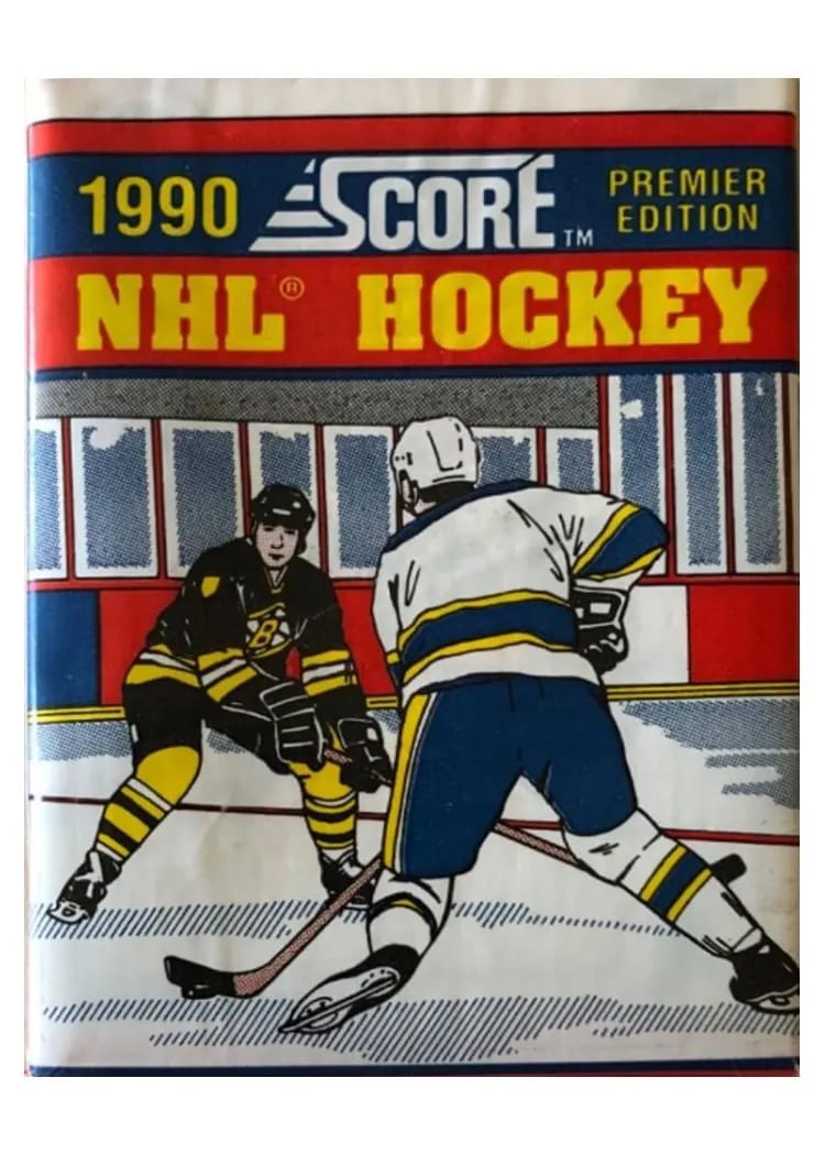 1990 Score Sealed Pack card
