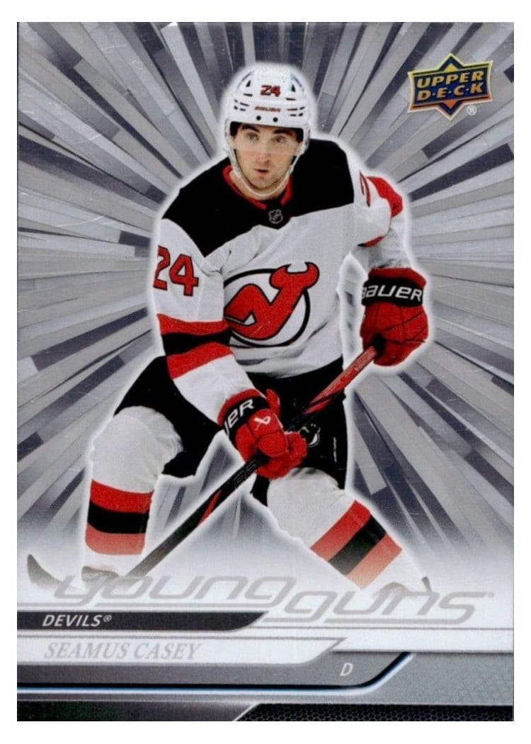 2024-25 Upper Deck Base Set Seamus Casey #489 card