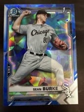 2021 Bowman Draft Sapphire Sean Burke #BDC-4 card