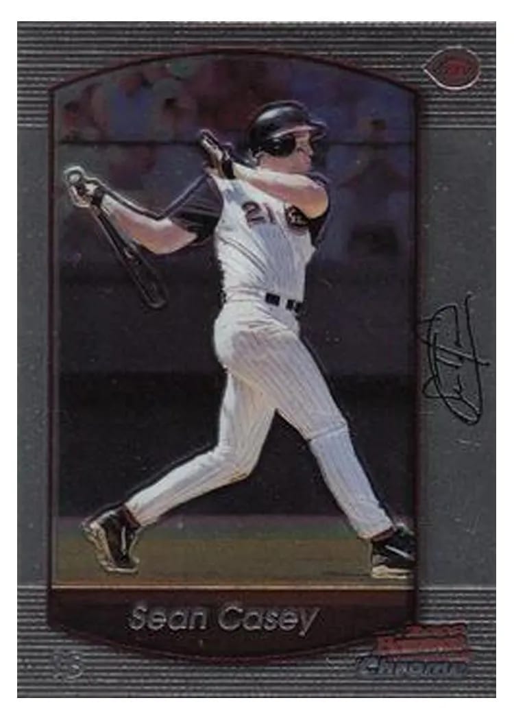 2000 Bowman Chrome Sean Casey #75 card
