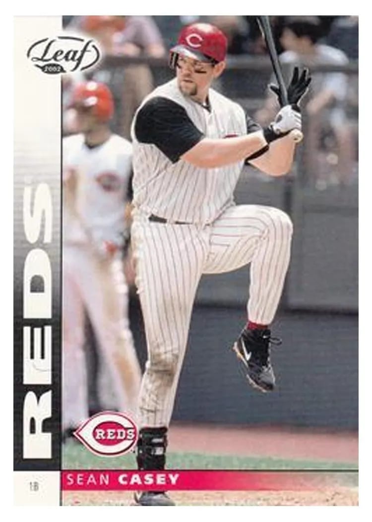 2002 Leaf Sean Casey #108 card