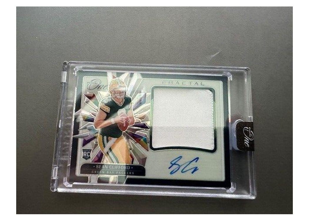 2023 Panini One Rookie Fractal Sean Clifford #387 card