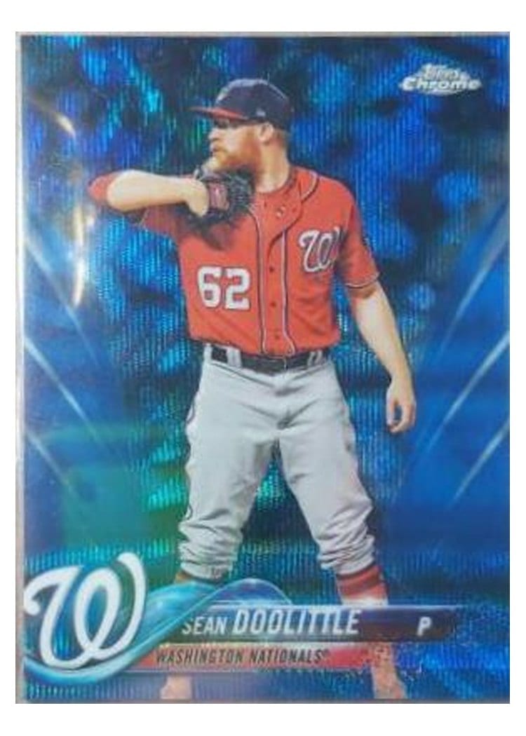 2018 Topps Chrome Base Set Sean Doolittle #137 card