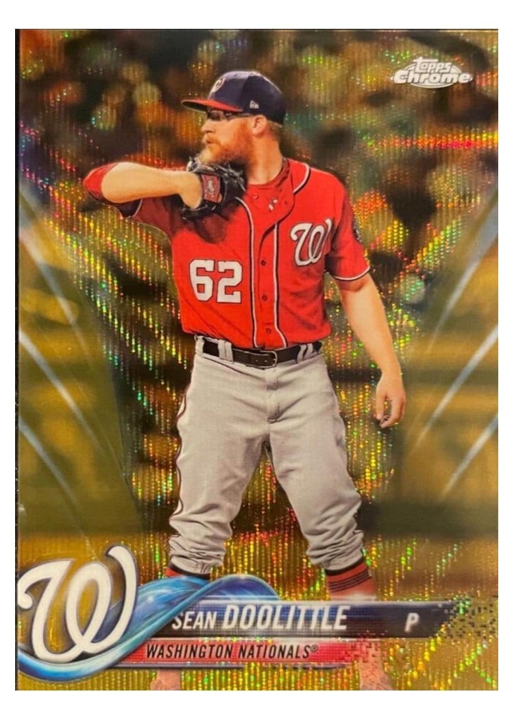 2018 Topps Chrome Base Set Sean Doolittle #137 card