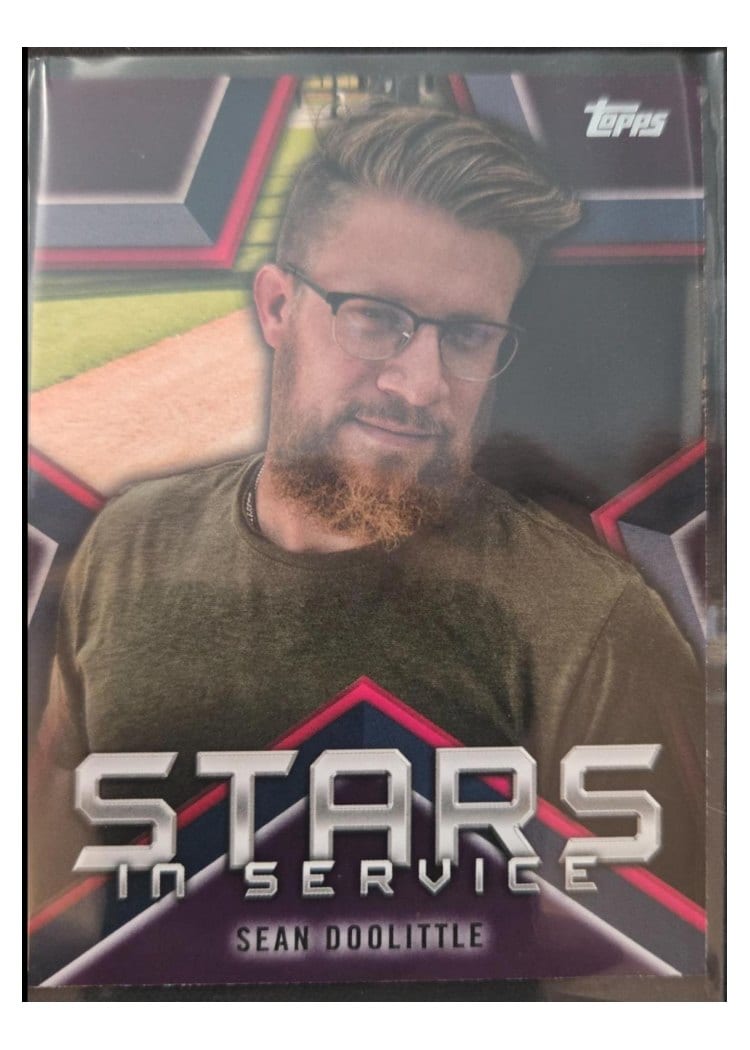 2021 Topps Stars in Service Sean Doolittle #SIS-17 card
