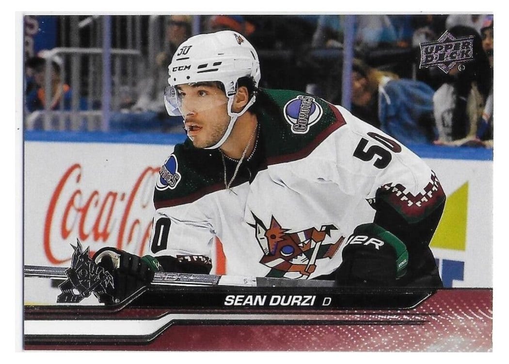 2023-24 Upper Deck Base Set Sean Durzi #504 card