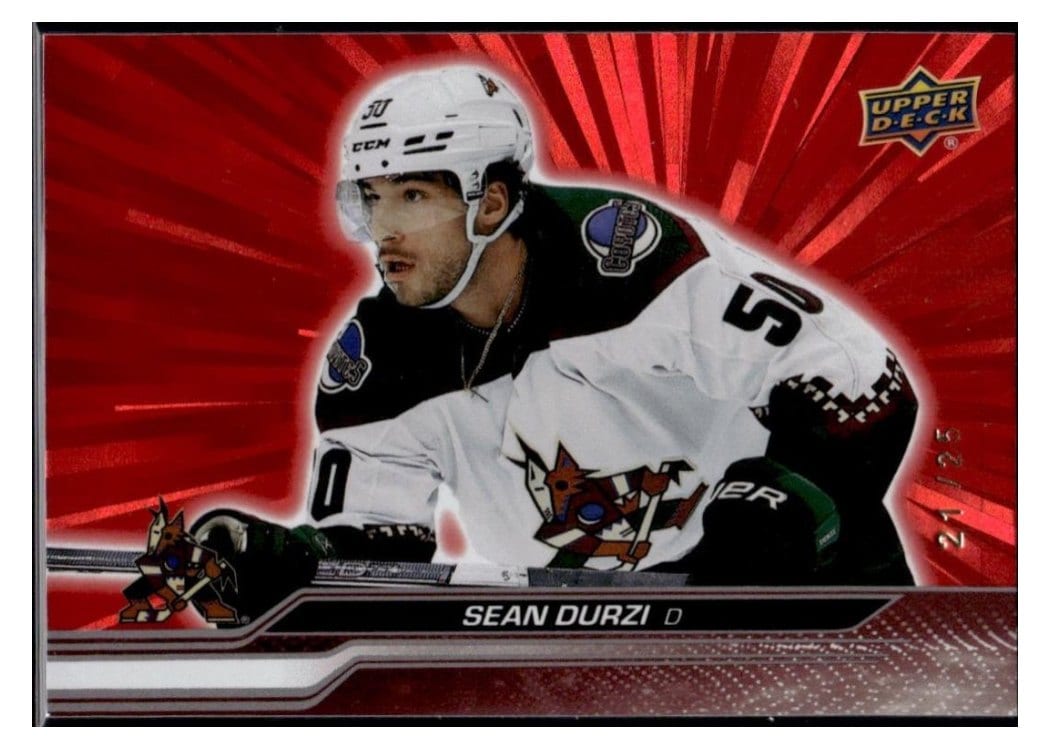 2023-24 Upper Deck Base Set Sean Durzi #504 card