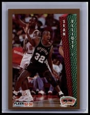 1992-93 Fleer Base Set Sean Elliott #204 card