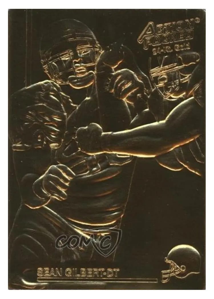 1992 Action Packed Rookie Update Sean Gilbert #3 card