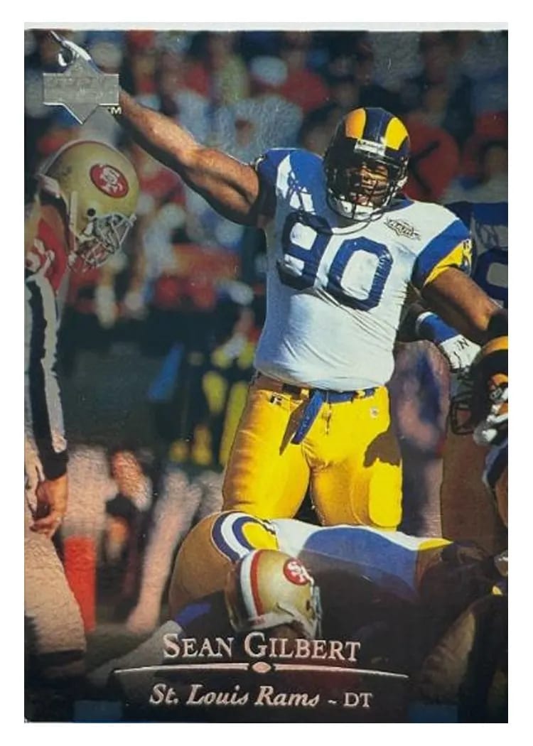 1996 Upper Deck Silver Sean Gilbert #148 card