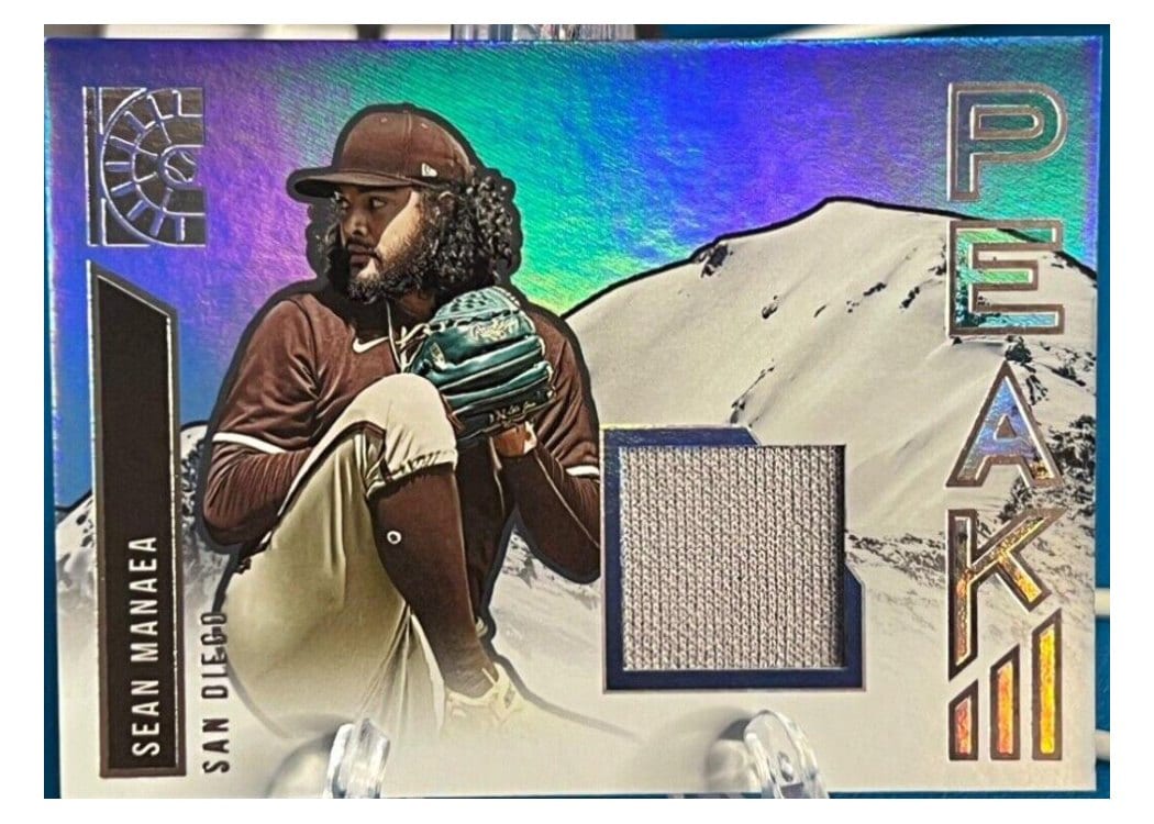 2022 Panini Capstone Peak Materials Sean Manaea #PM-SM card