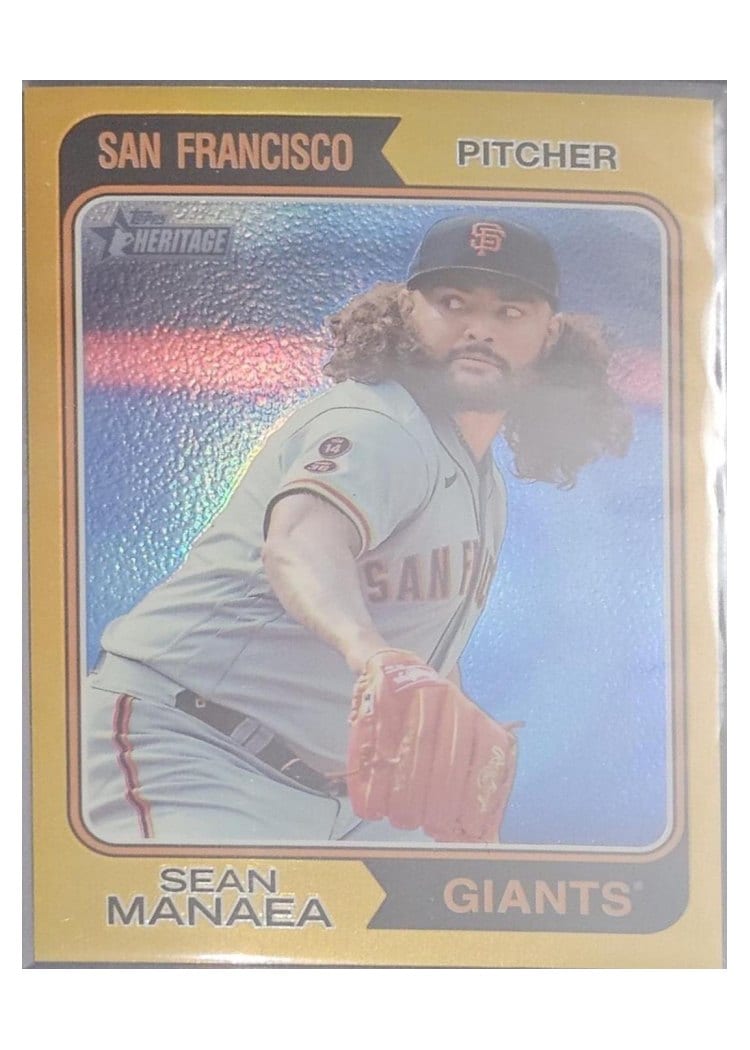 2023 Topps Heritage Base Set Sean Manaea #551 card
