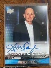 2024-25 Upper Deck Credentials Arena Experience Autographs Sean McDonough #AE-SM* card