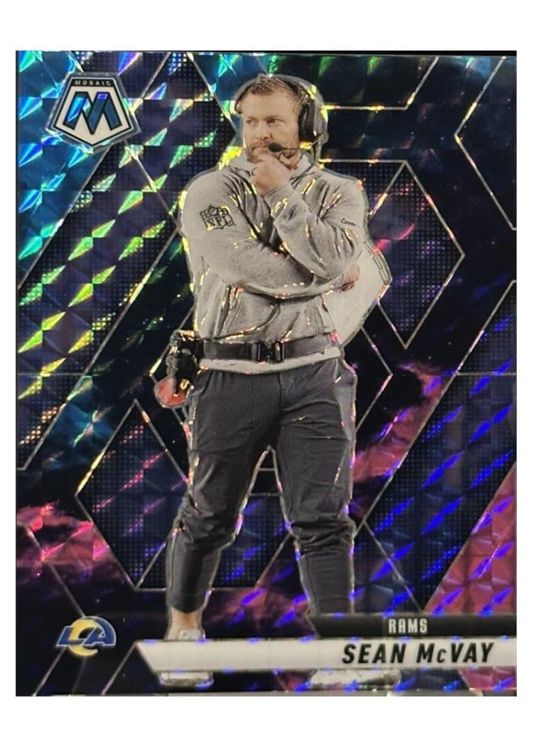 2025 Panini Mosaic Base Set Sean McVay Choice Nebula #238