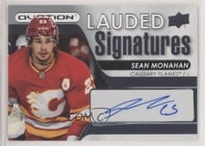 2021-22 Upper Deck Ovation Lauded Signatures Sean Monahan #LS-SM card