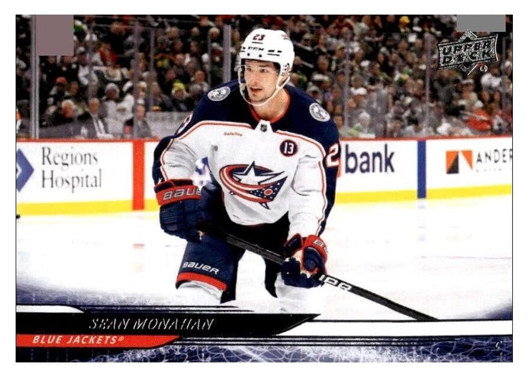 2024-25 Upper Deck Base Set Sean Monahan #538 card