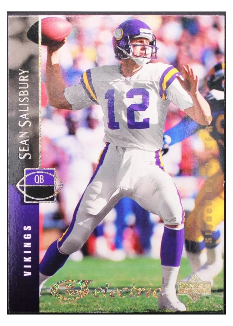 1994 Upper Deck Sean Salisbury Electric Gold #77 card