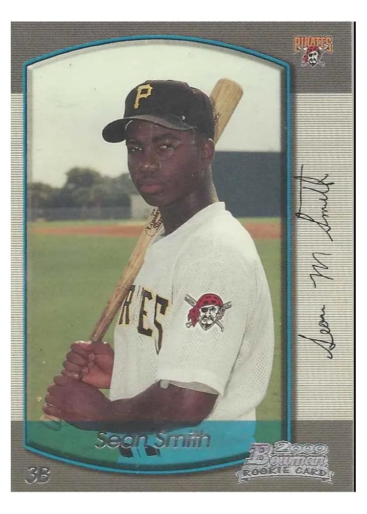 2000 Bowman Draft Picks Sean Smith #99 card