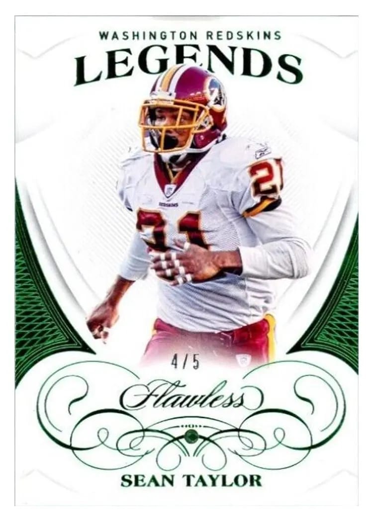 2019 Panini Flawless Base Ruby Sean Taylor #99 card