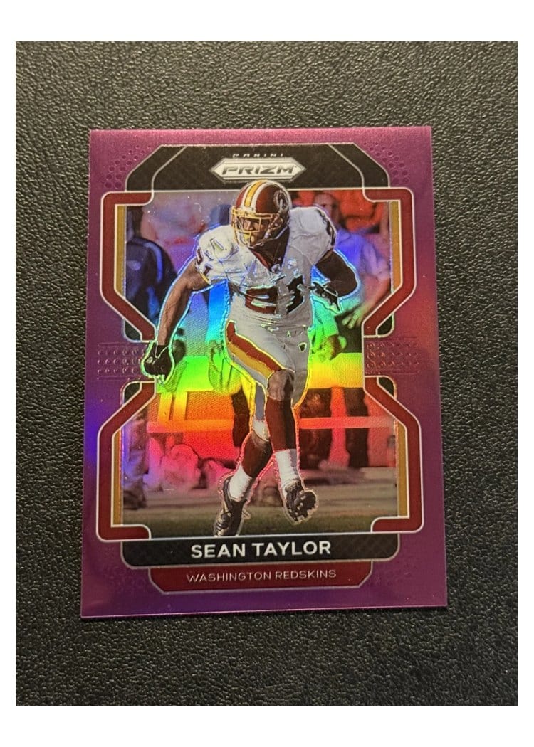 2021 Panini Prizm Base Set Sean Taylor Purple Prizm #216 card