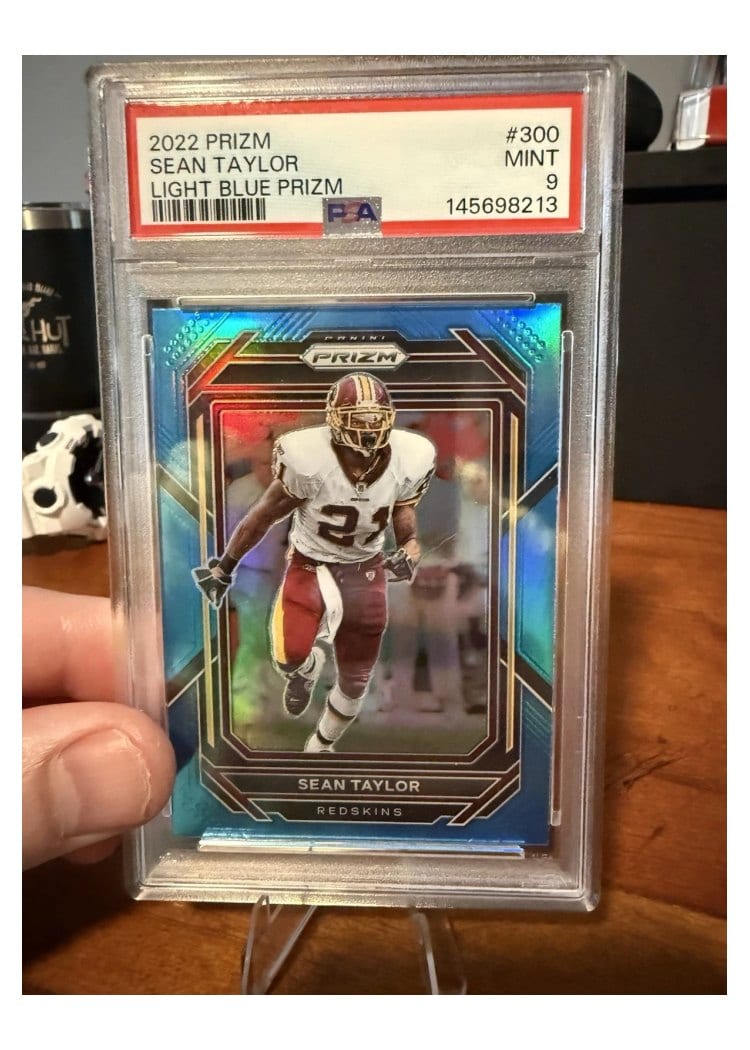 2022 Panini Prizm Base Set Sean Taylor Light Blue #300 card