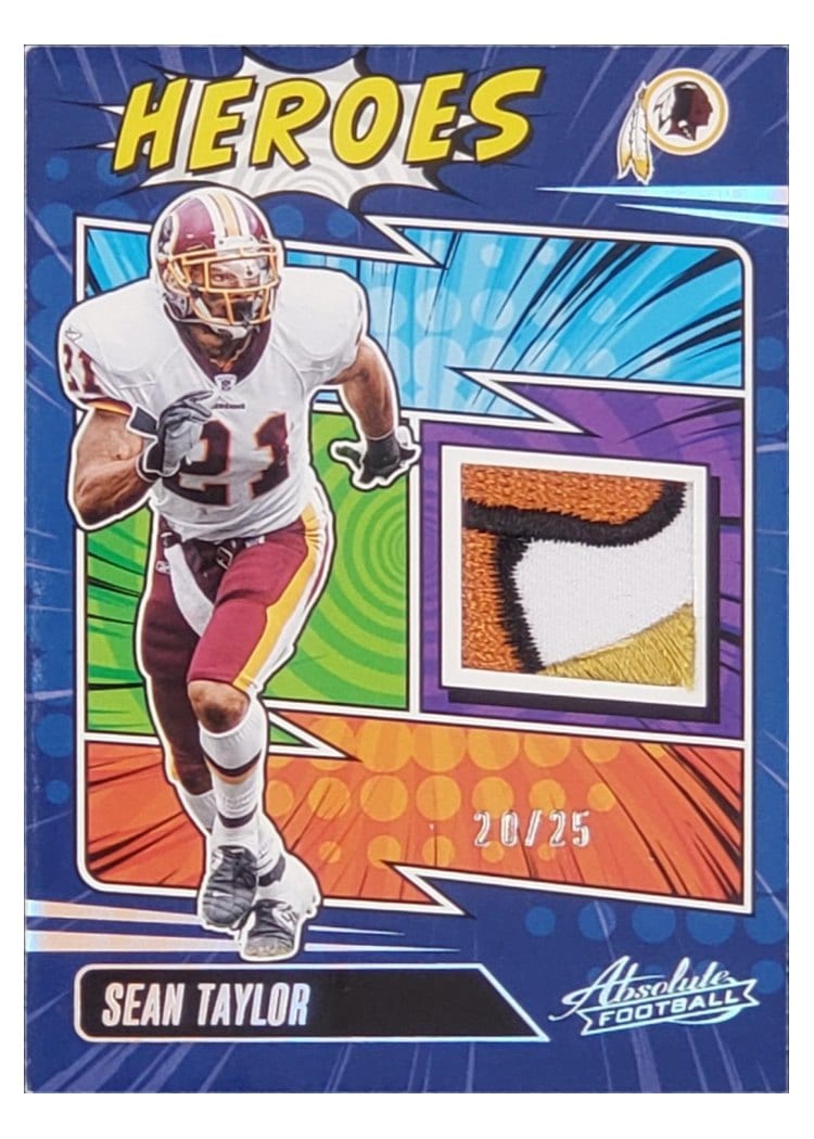 2025 Panini Absolute Absolute Heroes Memorabilia Sean Taylor #AHM-STR card