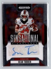 2025 Panini Prizm Draft Picks Sensational Signatures Sean Tucker #41