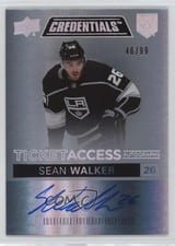 2021-22 Upper Deck Credentials Ticket Access Autos Sean Walker #TAA-SW card