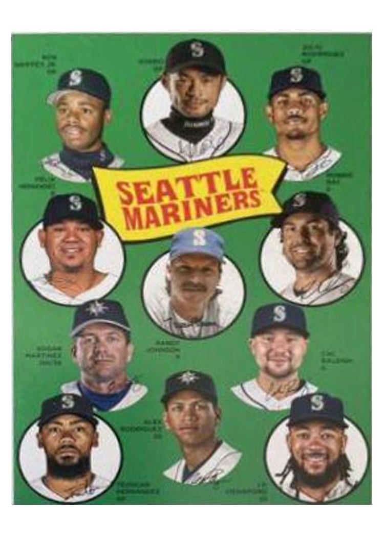 2023 Topps Archives 1969 Team History Postcards Seattle Mariners #H69-SEA card