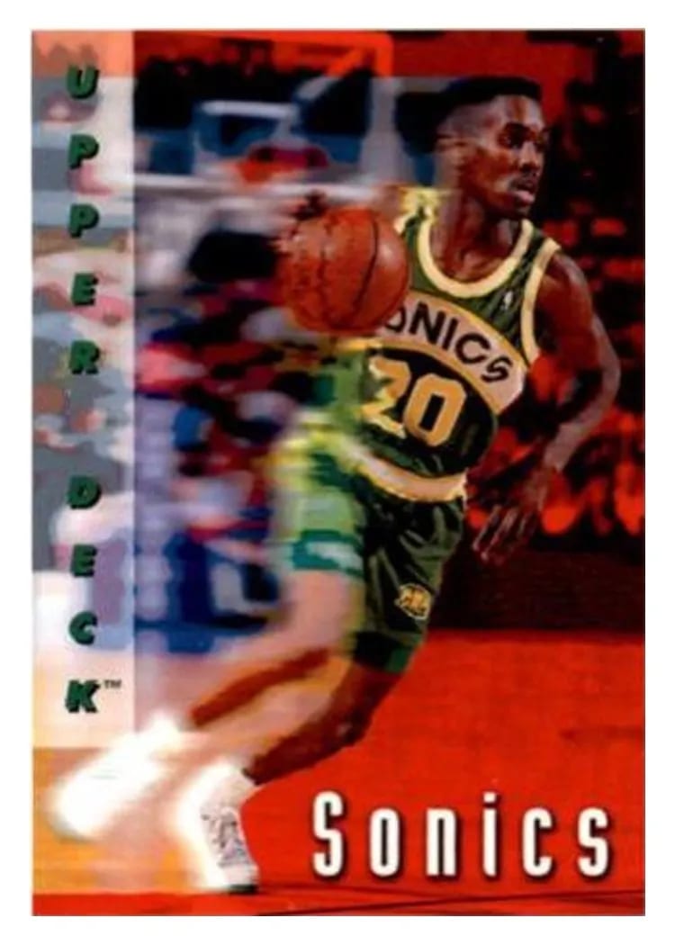 1992 Upper Deck Seattle SuperSonics #374 card