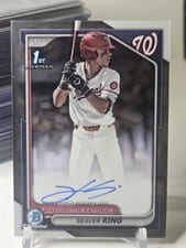 2024 Bowman Draft Chrome Prospect Autographs Seaver King #CPA-SK