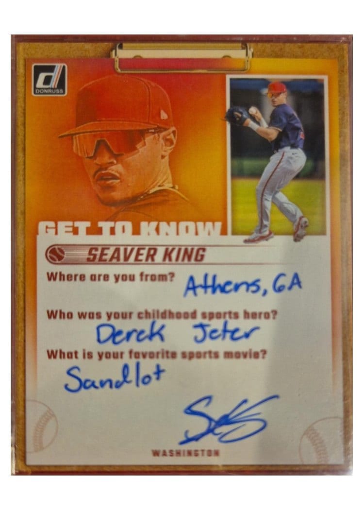 2025 Donruss Get To Know Seaver King #GTK-SK card