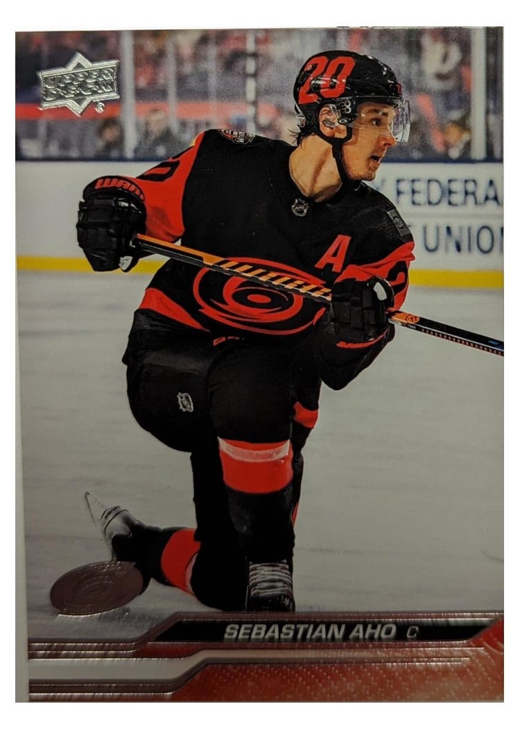 2023-24 Upper Deck Base Set Sebastian Aho #30 card