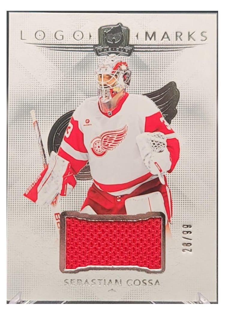 2024-25 Upper Deck The Cup Logomarks Sebastian Cossa #LM-CO card