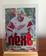 2025-26 Upper Deck Allure Hues Next? Sebastian Cossa #HN-13 card
