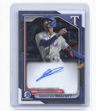 2024 Bowman Chrome Prospects Autograph Sebastian Walcott #CPA-SW card