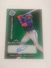 2024 Leaf Electrum Baseball Inked Impressions Sebastian Walcott #II-SW1 card